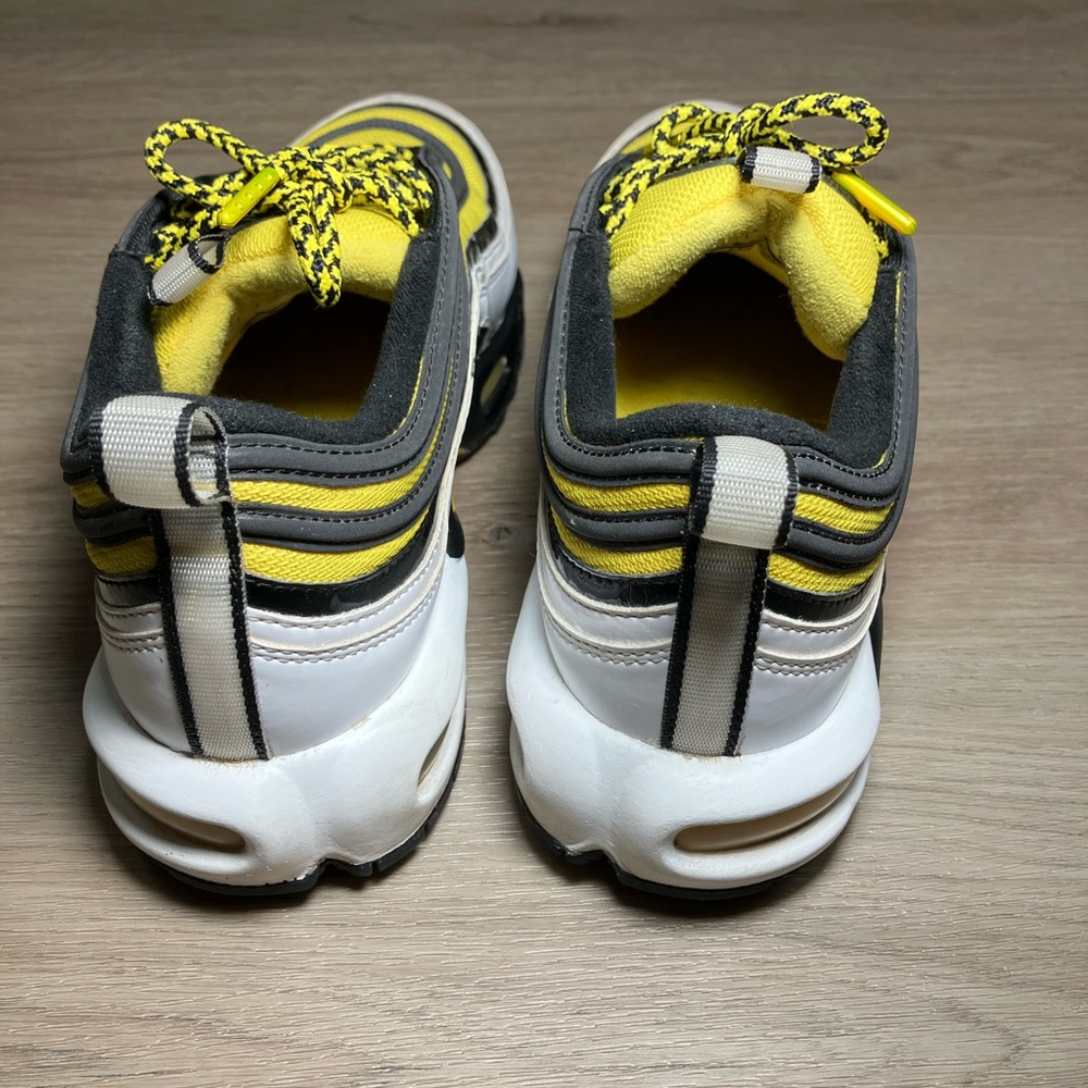 NIKE AIR MAX PLUS / 97 AIR MAX 97 "FREQUENCY PACK" YELLOW SZ 9.5 - Picture 4 of 13